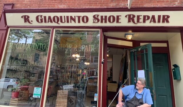 R. Giaquinto Shoe Repair Receives New Signage Thanks to City, TDA and Greater Trenton