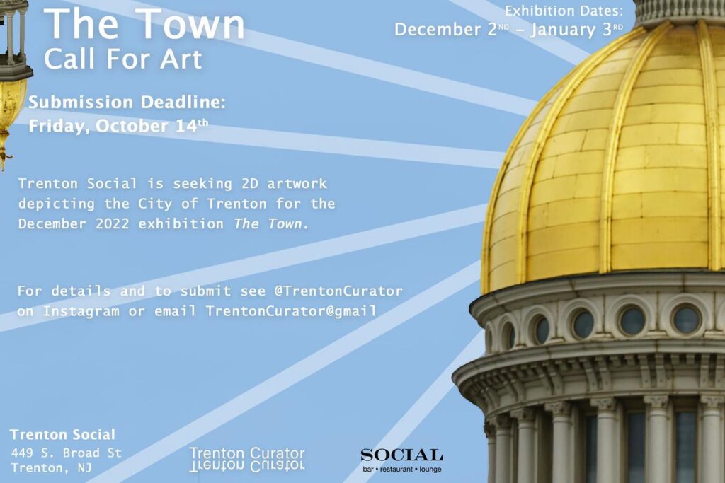 Open Call Alert for Trenton Social Art Gallery Show Called “The Town”