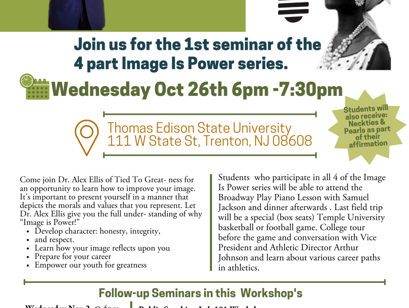 Image Is Power Workshop Series Makes a Difference in the Lives of Trenton Youth