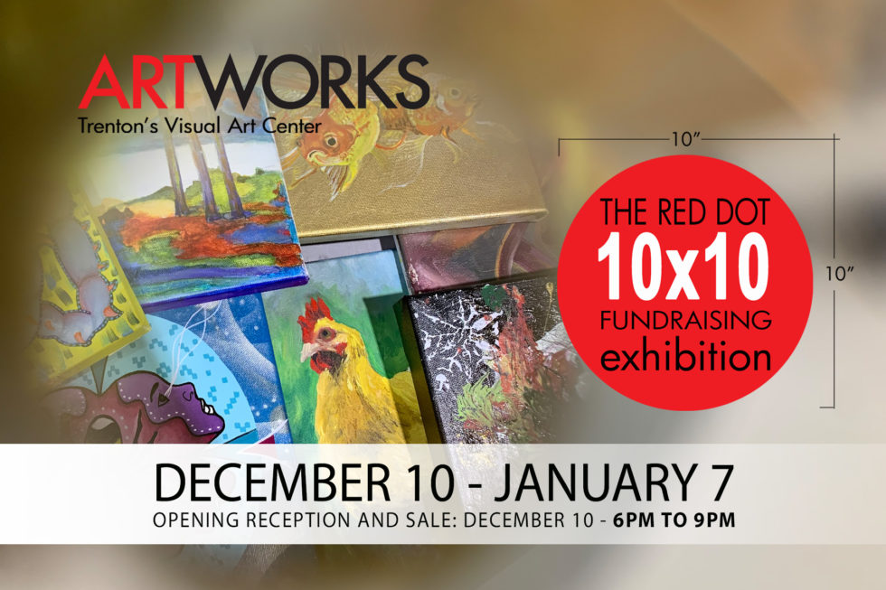 10 x 10 Red Dot Fundraising Exhibition Coming to Artworks