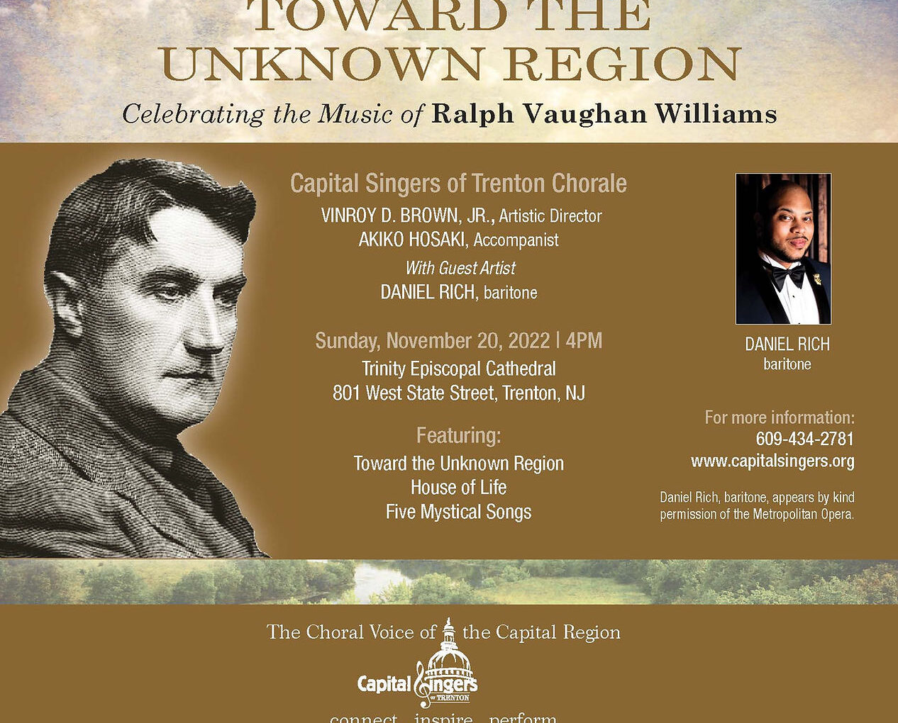 Capital Singers of Trenton to Perform ‘Toward the Unknown Region’