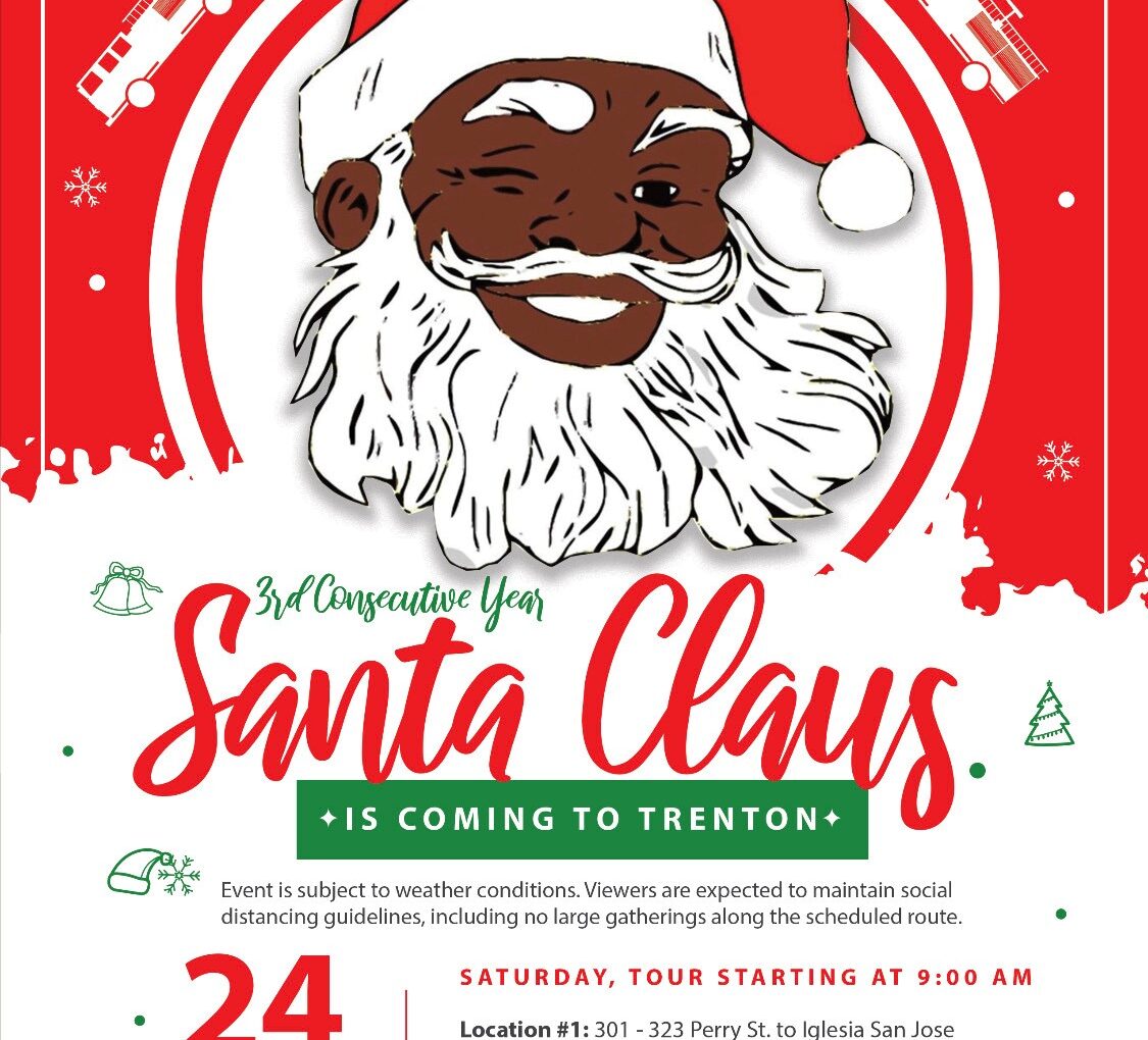 HAPPENING TOMORROW: Santa Claus is Coming to Trenton!