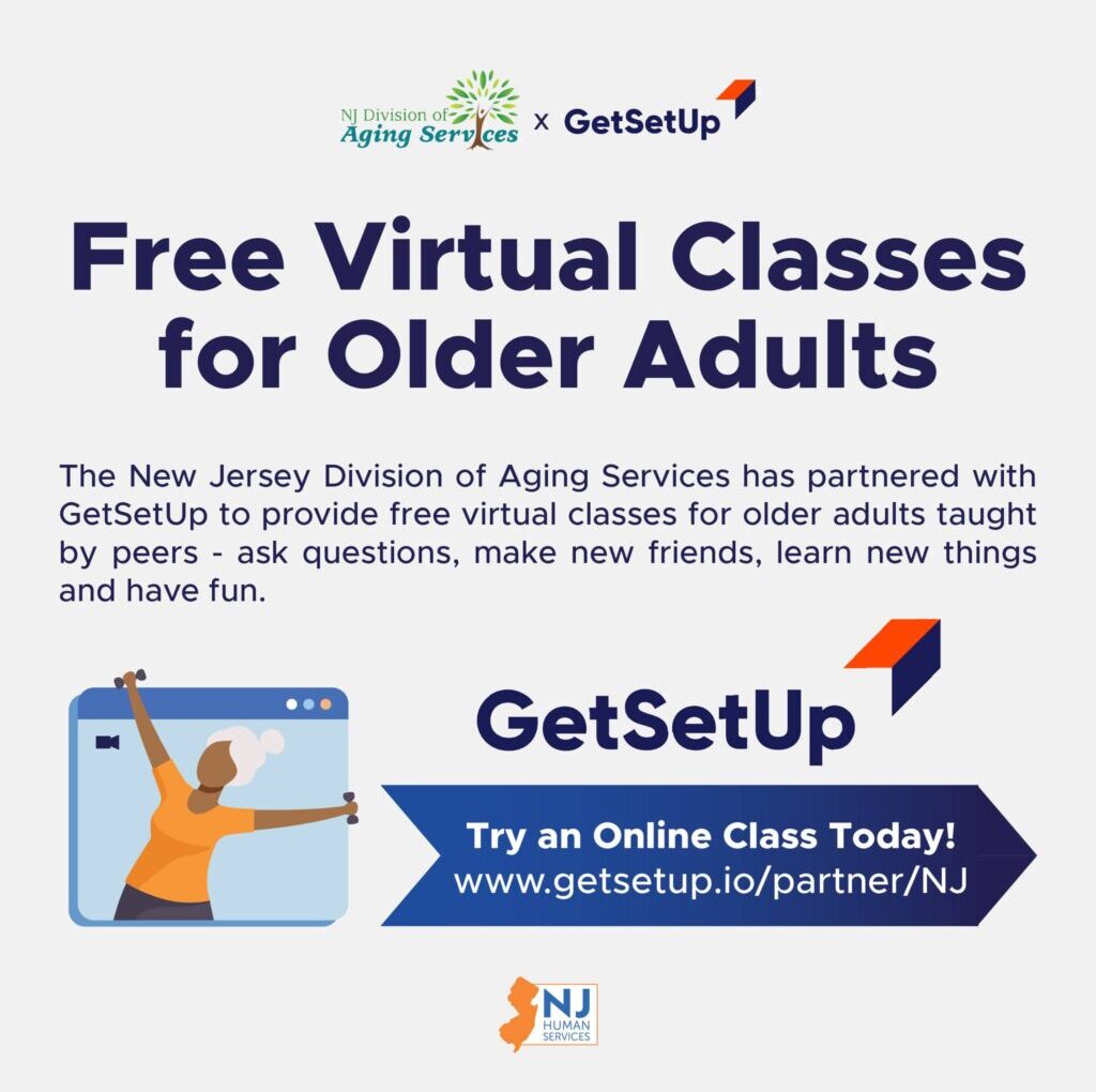 NJ Division of Aging Services to Offer Free Online Education for Seniors