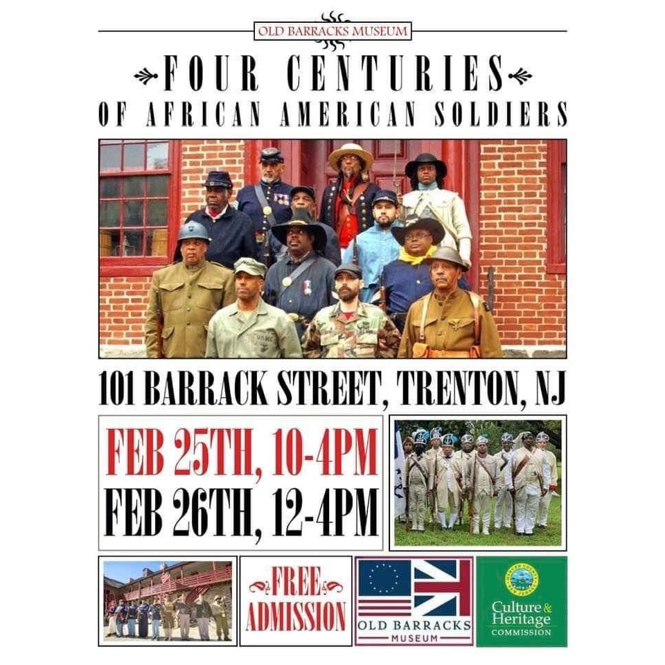Join the Old Barracks for “Four Centuries of African-American Soldiers”