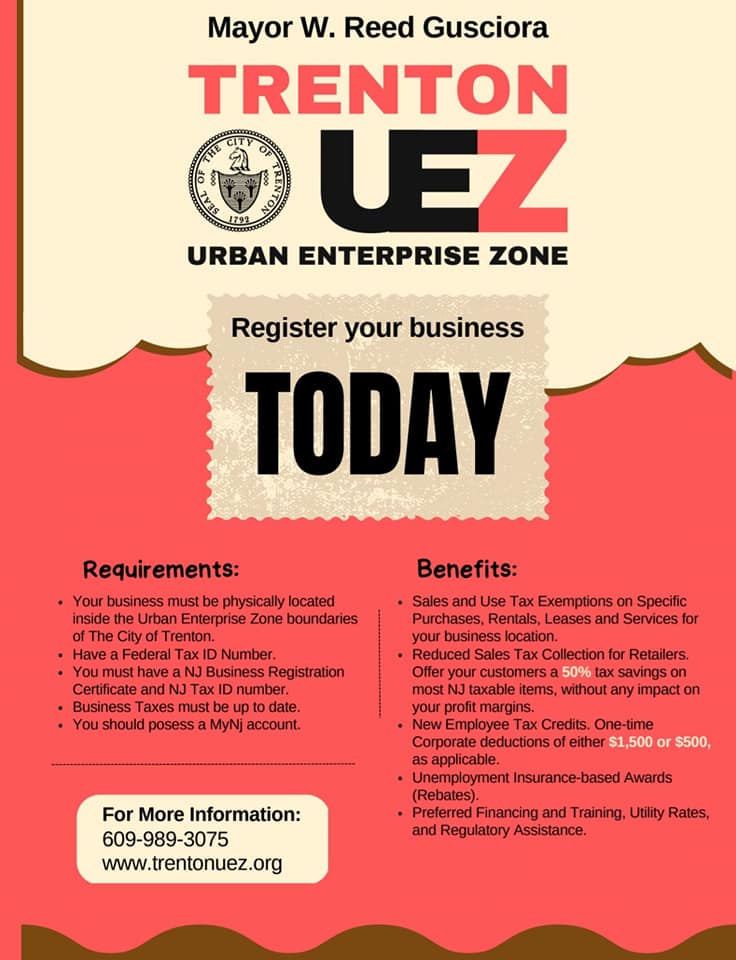 Businesses Wanted for Trenton’s UEZ Program