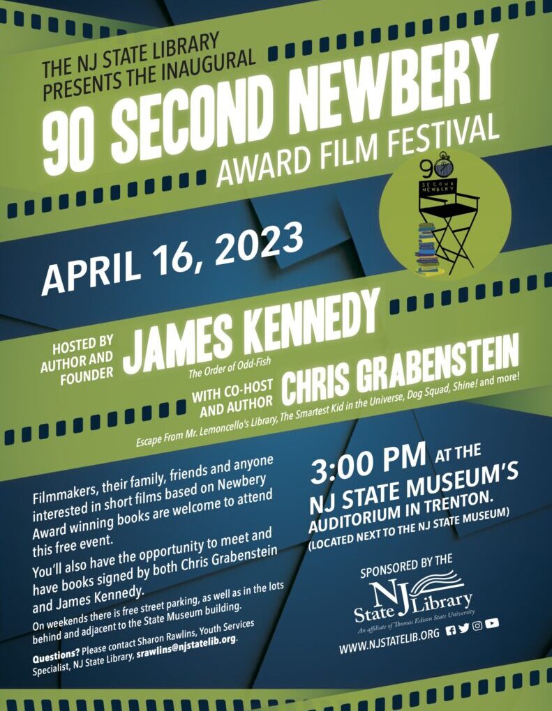 Inaugural 90 Second Newbery Award Film Festival Comes to Trenton