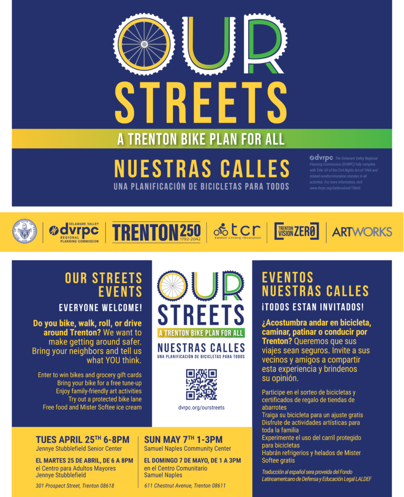 Be a Part of Trenton’s Our Streets Initiative
