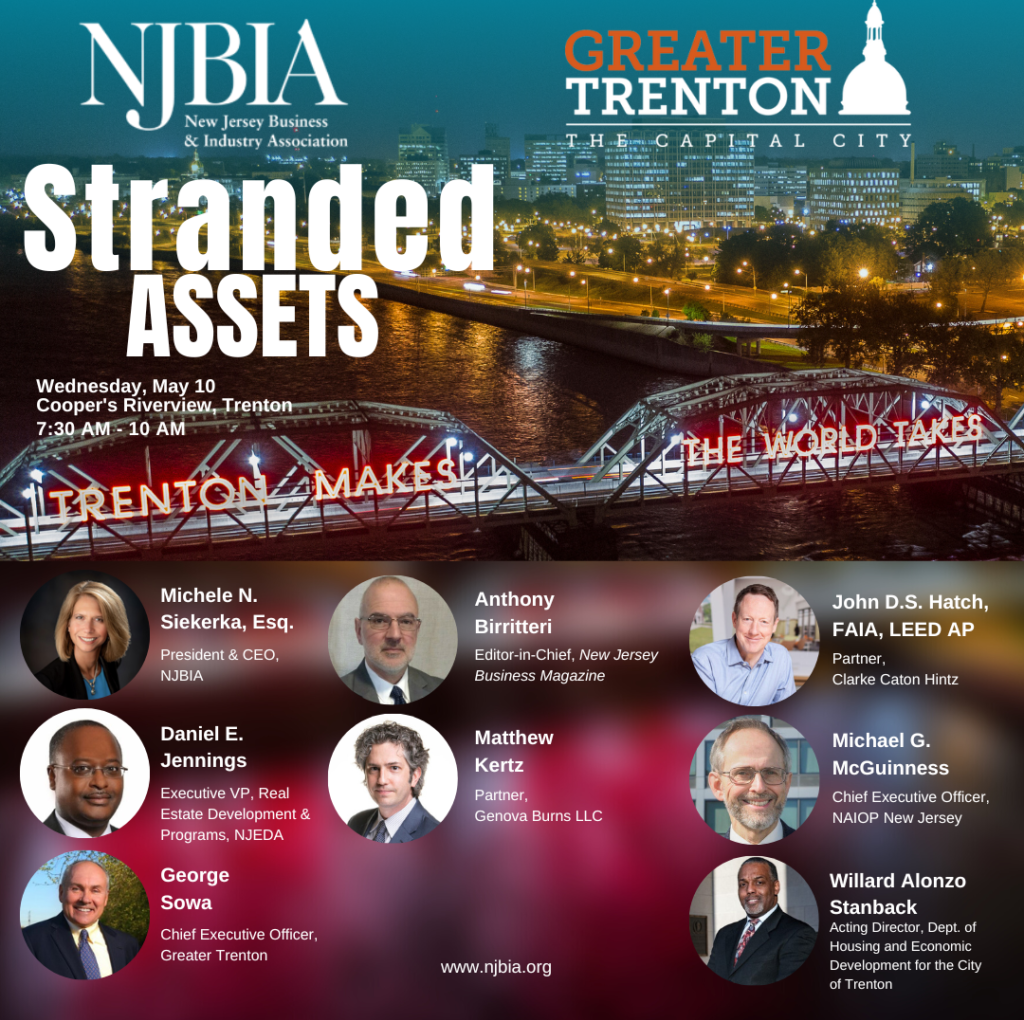 NJBIA and Greater Trenton Invite You to “Stranded Assets”