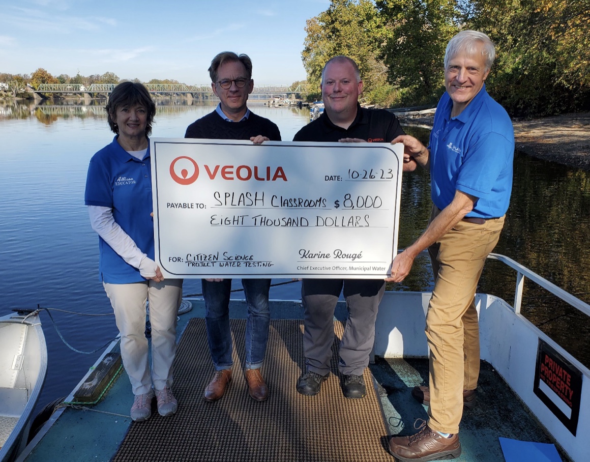 SPLASH Delaware River Floating Classroom Receives Veolia North America Contribution
