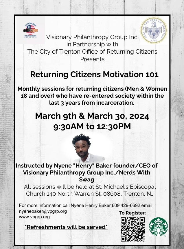 Returning Citizens Motivational Workshop Arrives in Trenton