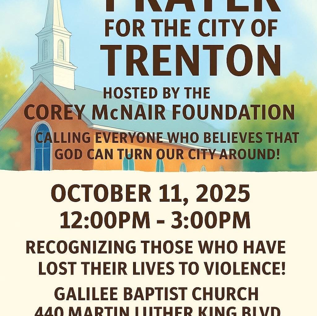 Corey McNair Foundation to Host “A Day of Prayer for the City of Trenton”