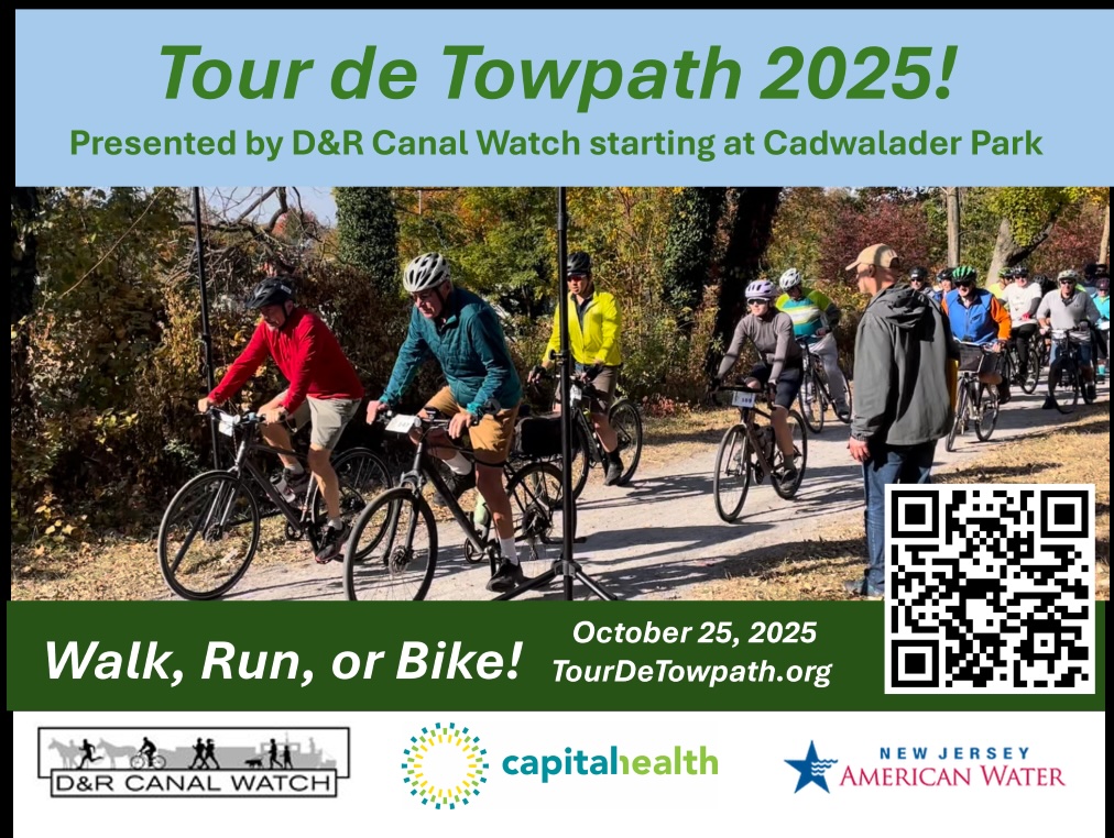 ‘Tour de Towpath’ Returns to Central Jersey to Celebrate the Beauty & History of the D&R Canal State Park